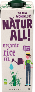 Bebida de arroz ecológica UHT brick