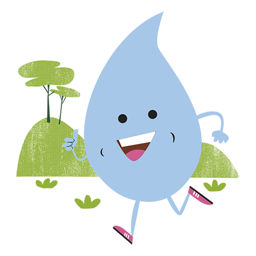 water-drop Ilustracion mundo